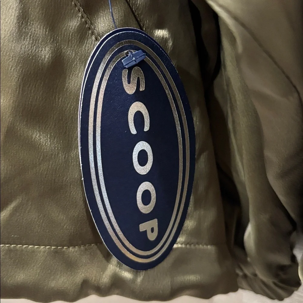 Scoop Women's Khaki Bomber Jacket